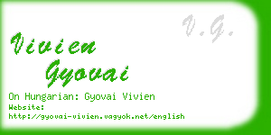 vivien gyovai business card